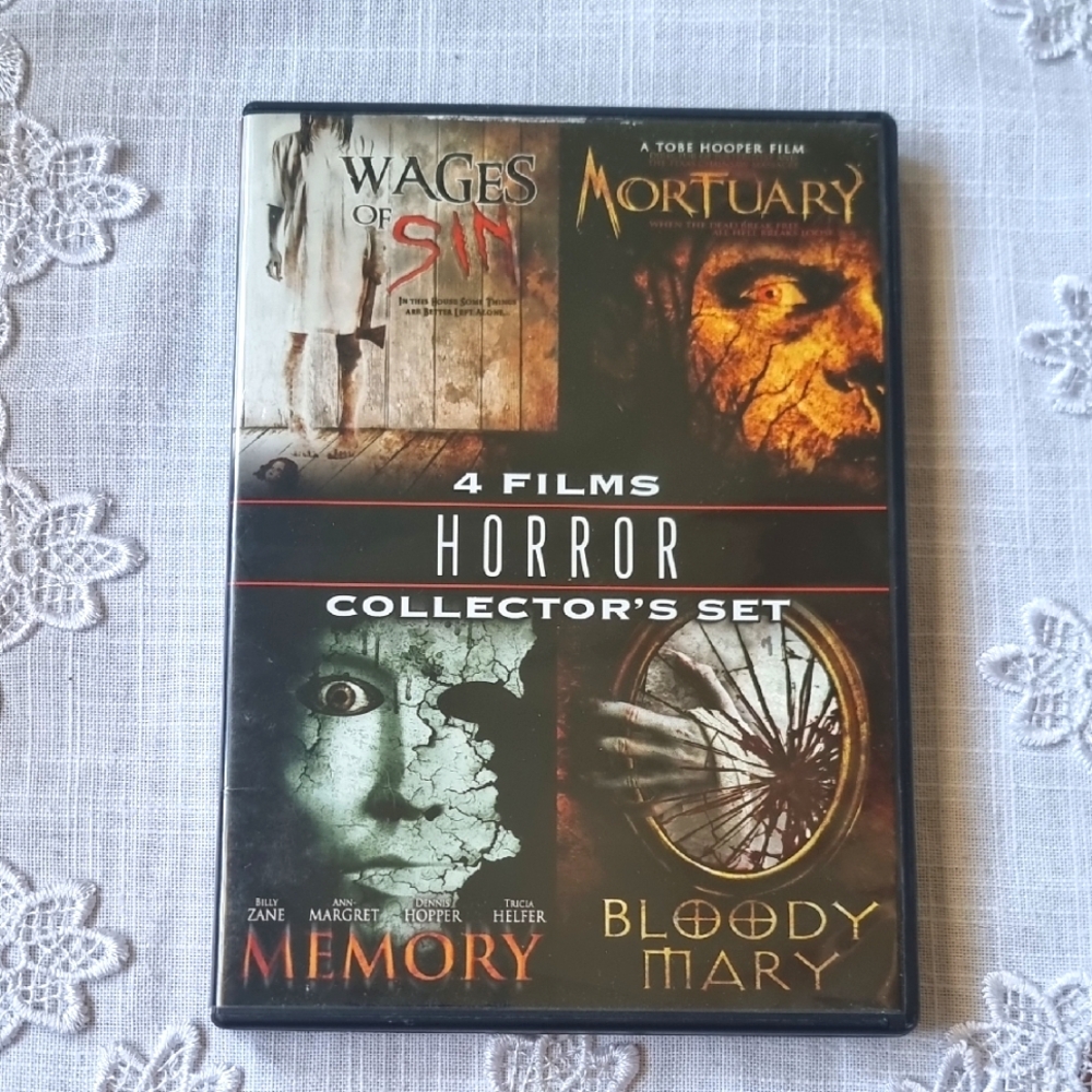 Horror Collector's DVD Set Incudes 4 Movies